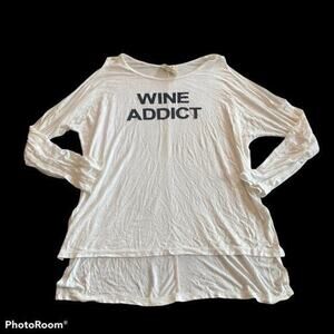 PPLA Wine Addict off the shoulder shirt